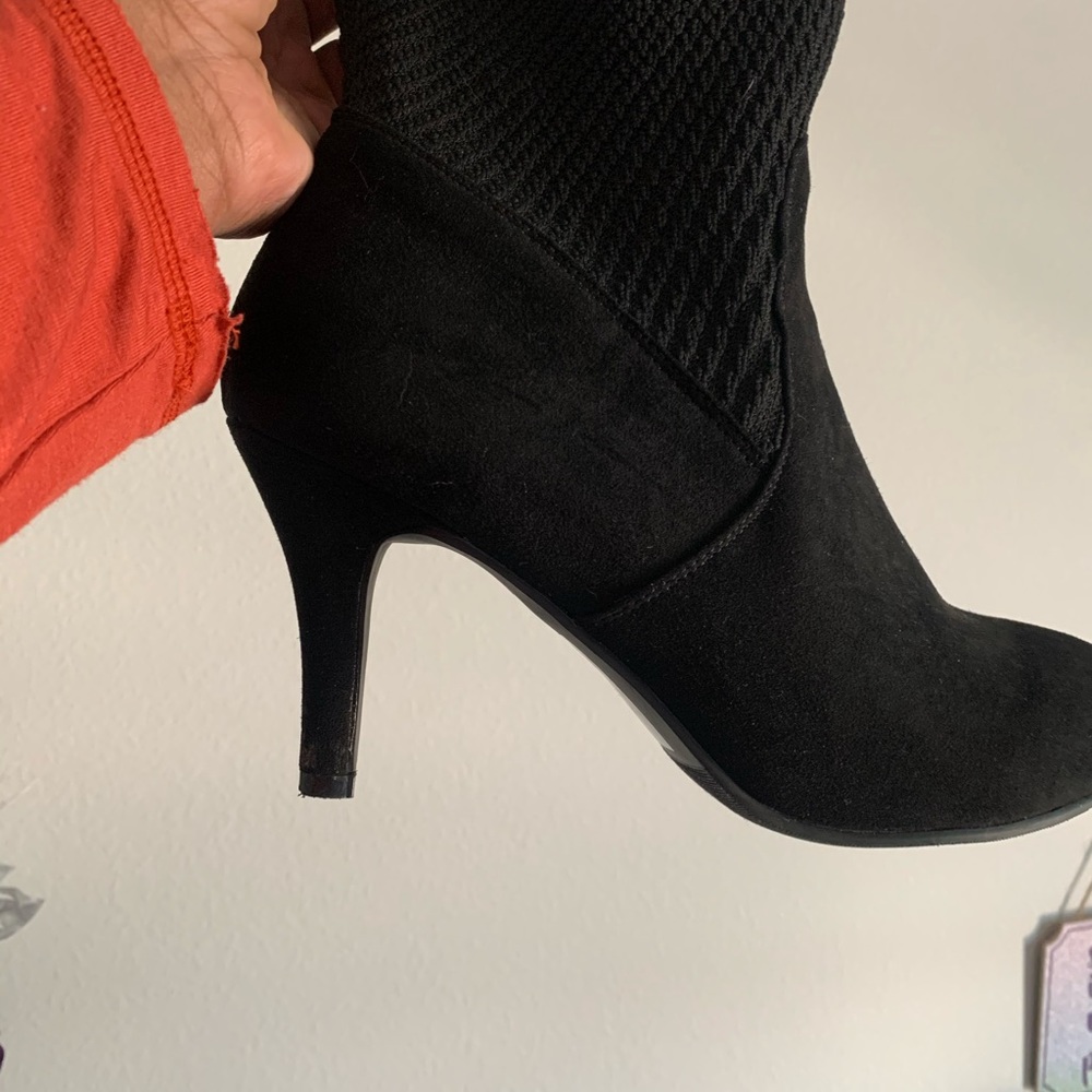 Torrid faux suede sweater boots - Picture 2 of 2